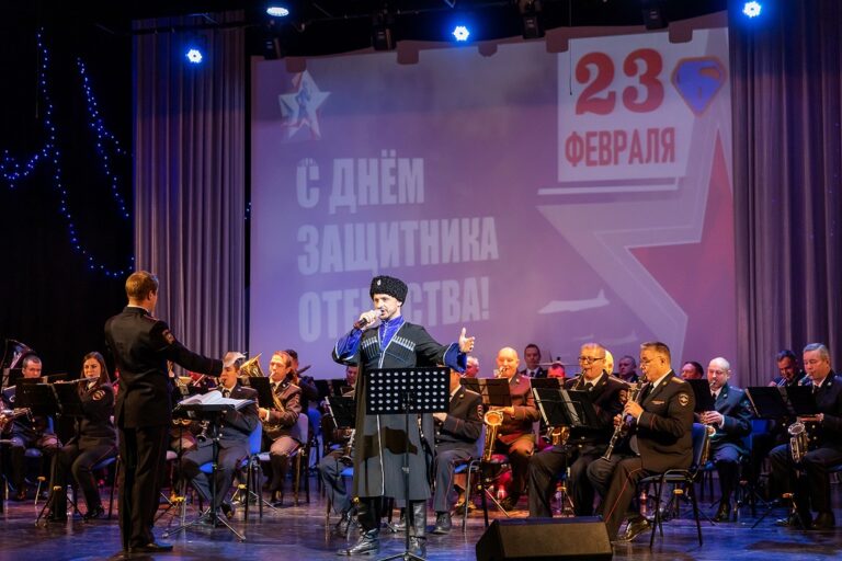 В преддверии Дня защитника Отечества Московский центр «Патриот.Спорт» организовал праздничный концерт