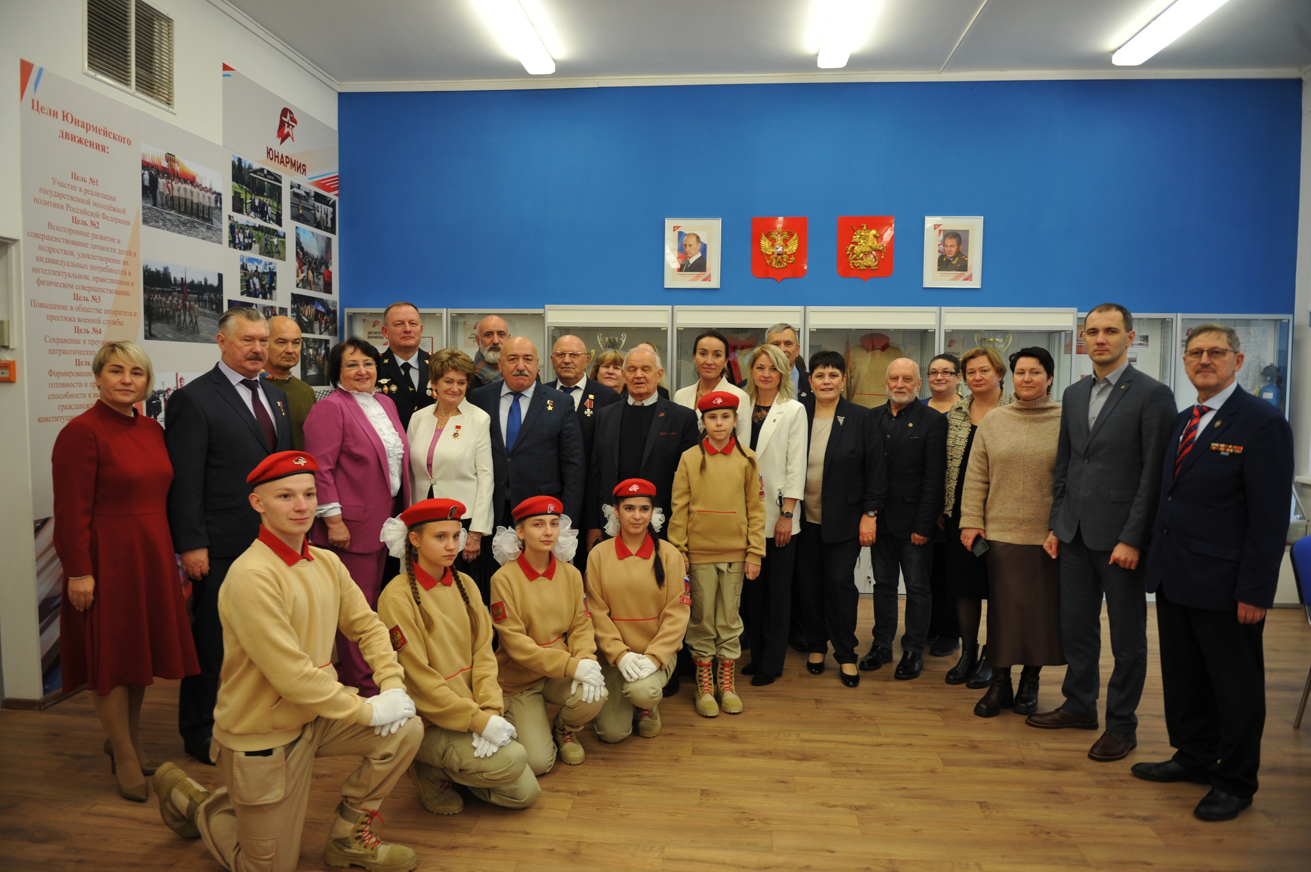 В столичной школе открылся Музей Юнармии Москвы